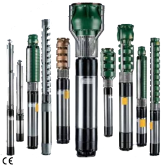 image of a group of submersible pumps