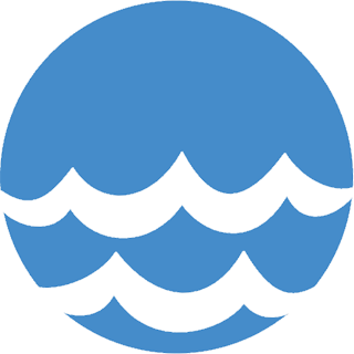 icon with waves